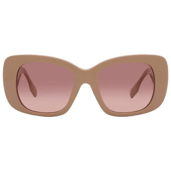 New Authentic Burberry Brown Pink Gradient Square Ladies Sunglasses BE4410 39901 - Picture 1 of 6